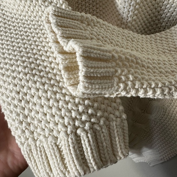 Cynthia Rowley Women’s Cream/Ivory Knitted Sweater- Large - Picture 4 of 12